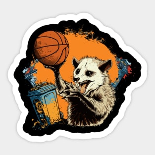 Just a possum who loves basket(s) Sticker